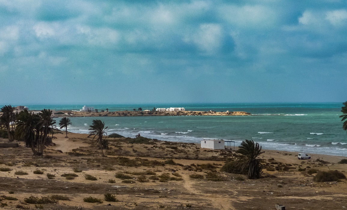 Views of the coast of southern Tunisia