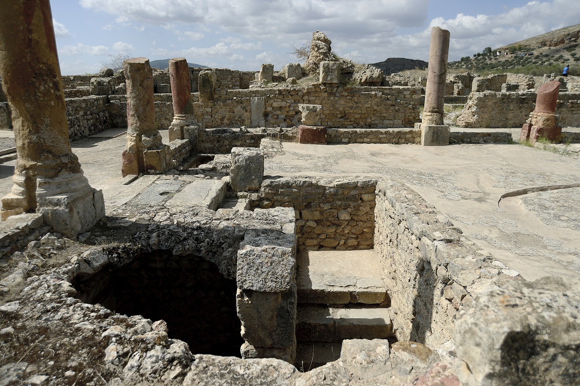 Bulla Regia, the archaeological site in north-western Tunisia
