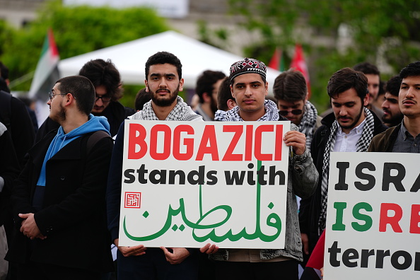 Bogazici students support US students' Pro-Palestinian protest